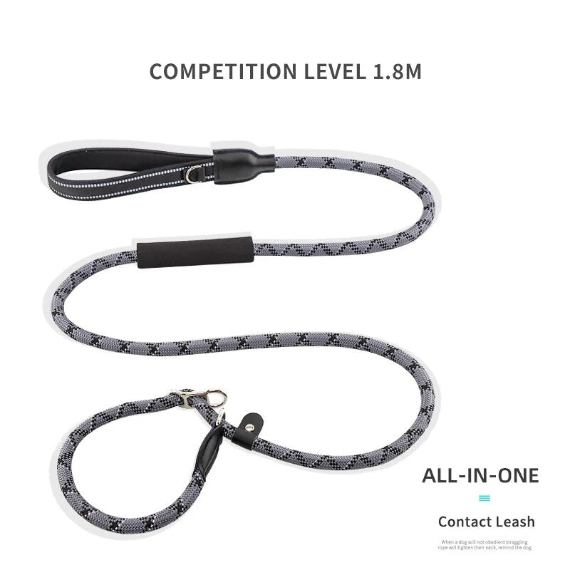Reflective Dog Lead Leashes No Pull Dog Training Leash