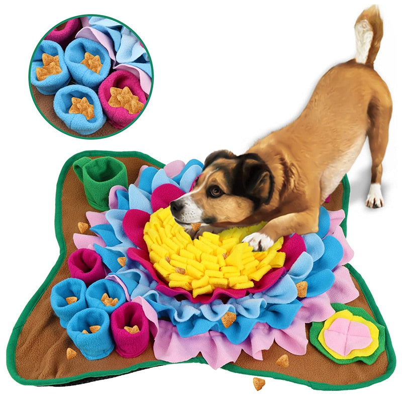 Snuffle Mat for Dogs With Non Slip Bottom Pad Dog Treats Feeding Mat