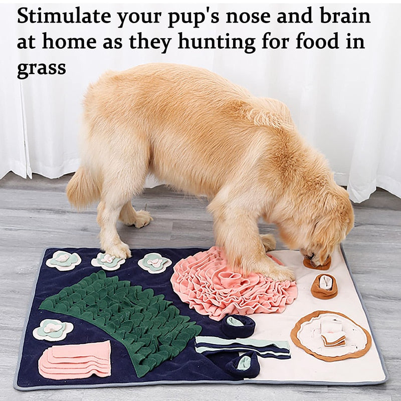 Snuffle Mat for Dogs With Non Slip Bottom Pad Dog Treats Feeding Mat