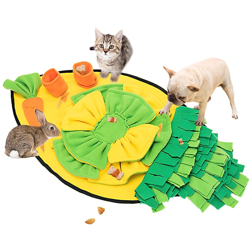 Snuffle Mat for Dogs With Non Slip Bottom Pad Dog Treats Feeding Mat