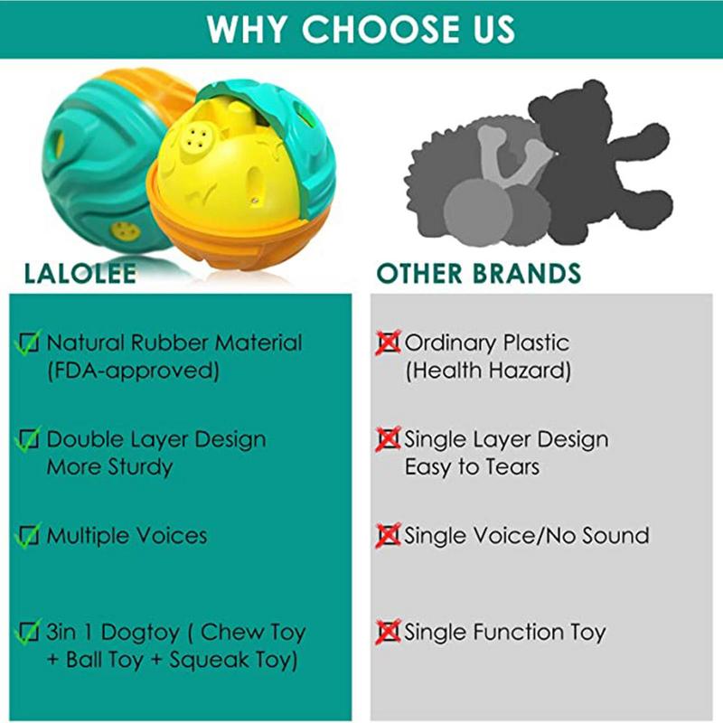 Pet Dog Chew Toy Strange Noise Bite Ball Toy