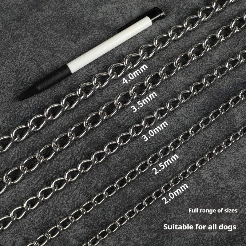 Stainless Steel Metal Dog Chain Metal Wear Resistant P Dog Chain