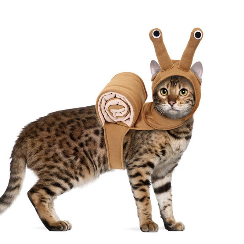 Funny Halloween Pet Costume Snail-shaped Transformation Suit