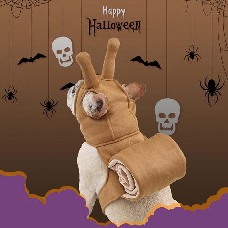 Funny Halloween Pet Costume Snail-shaped Transformation Suit