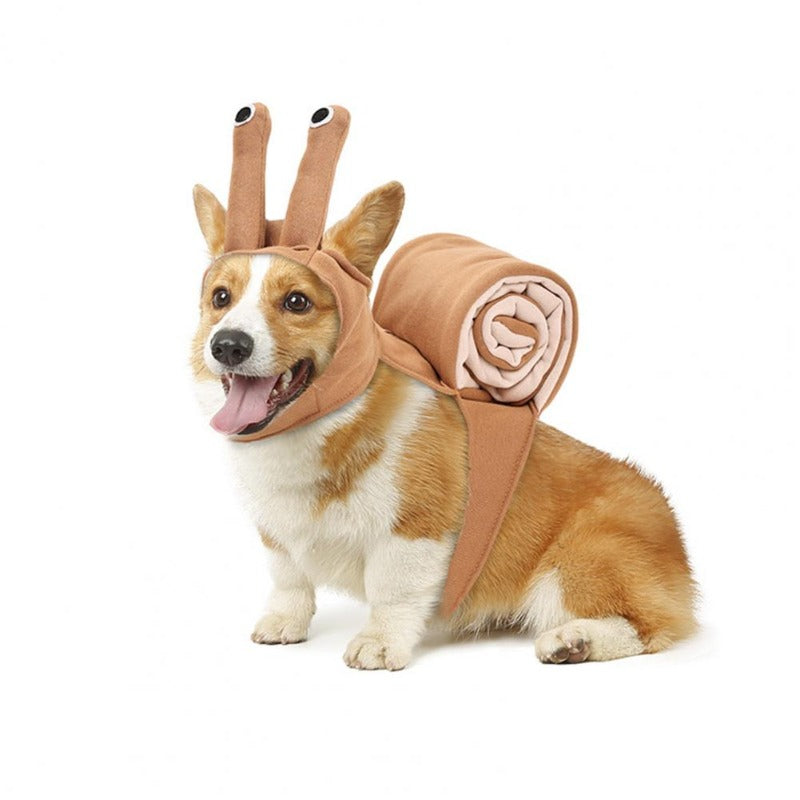 Funny Halloween Pet Costume Snail-shaped Transformation Suit