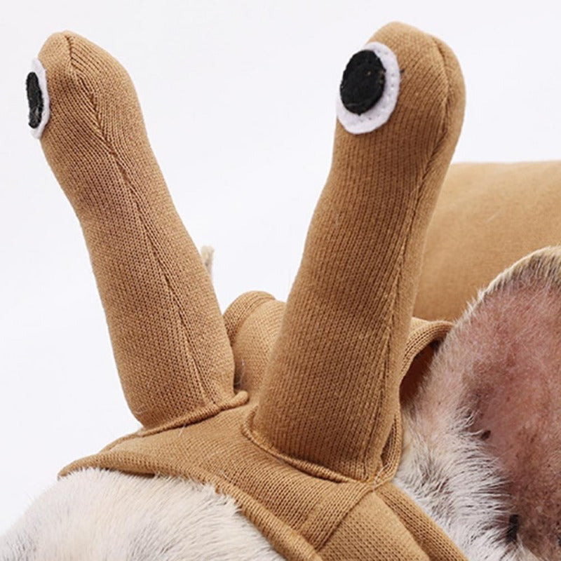 Funny Halloween Pet Costume Snail-shaped Transformation Suit