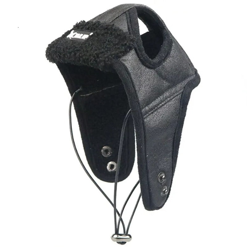 Warm Dog Pilot Hat Leather Pet Dog Cap