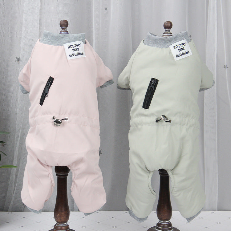 Pet Dog Hoodie Jumpsuit Winter Coat