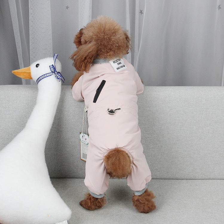 Pet Dog Hoodie Jumpsuit Winter Coat