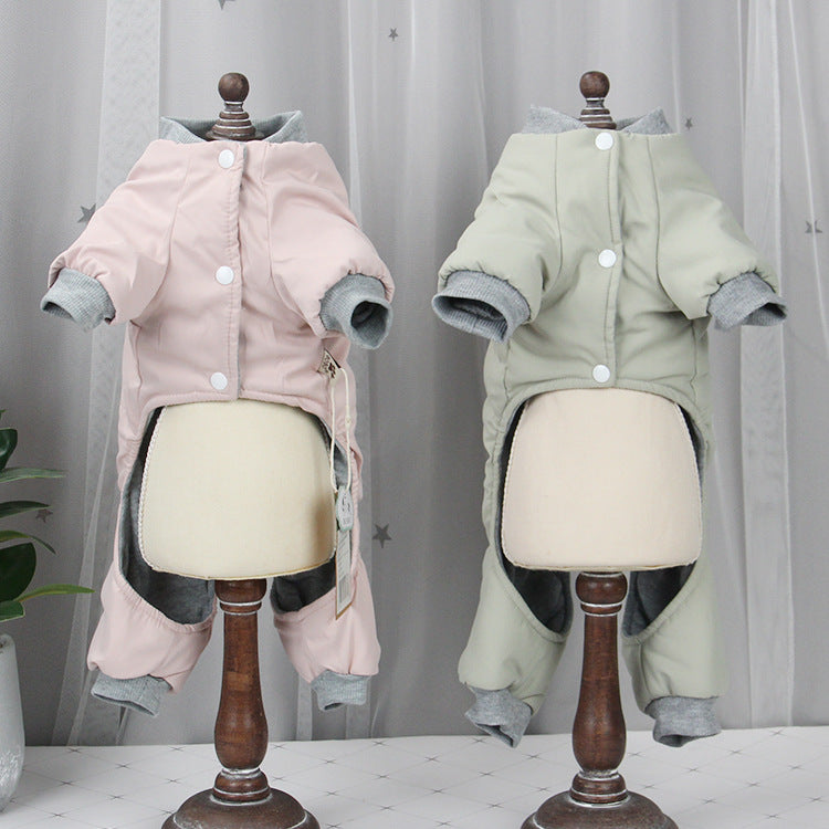 Pet Dog Hoodie Jumpsuit Winter Coat