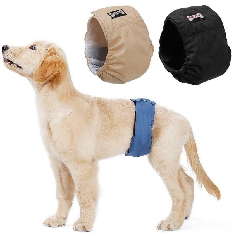 Washable Male Dog Belly Band Wrap Waterproof Male Pet Diapers