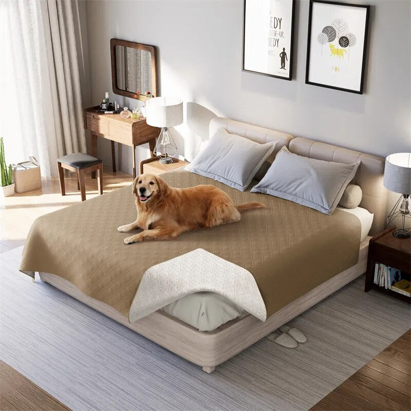 Waterproof Bedspread Pets Dog Cat Pad Mattress