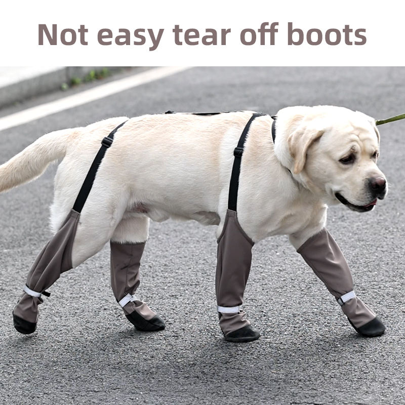 Waterproof Reflective Dog Boots Outdoor Walking Running Hiking Booties