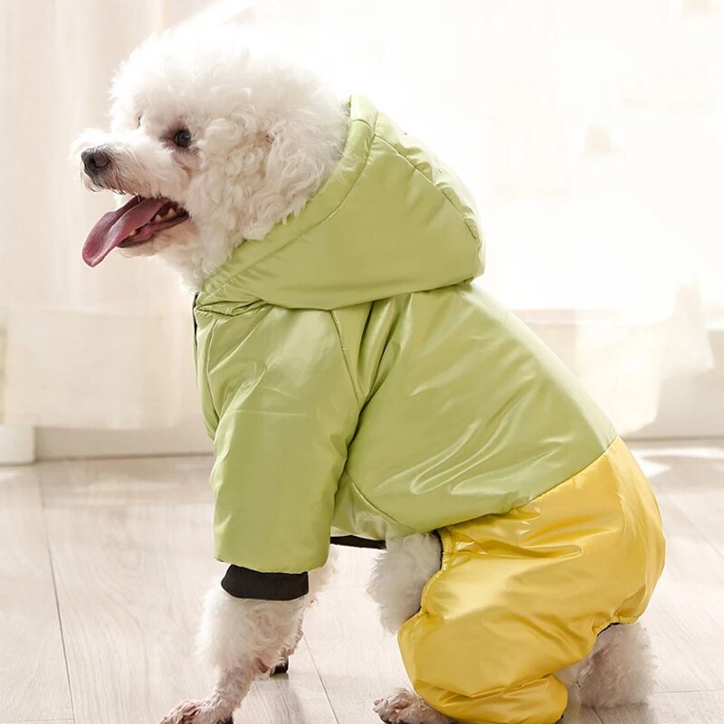 Waterproof Windproof Cotton Dog Coat Pet Winter Clothes