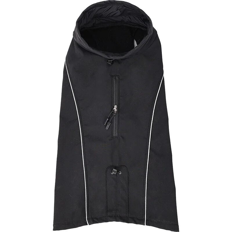 Turtleneck Dog Snow Jacket Warm Reversible Winter Dog Coat