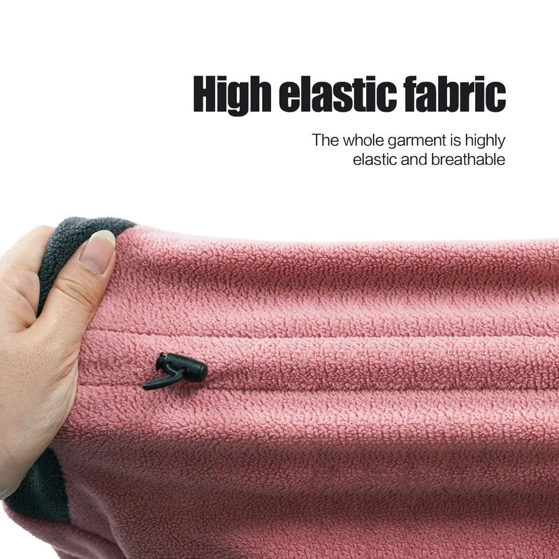 Dog Fleece Jacket Warm Winter Dog Coat Turtleneck Pullover