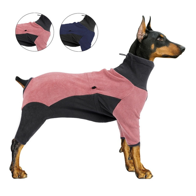 Dog Fleece Jacket Warm Winter Dog Coat Turtleneck Pullover