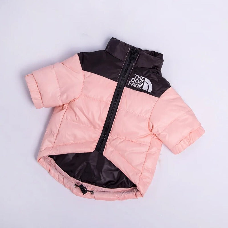 Winter Pet Dog Down Jacket The Dog Face Pet Warm and Cold-proof Puppy Coat