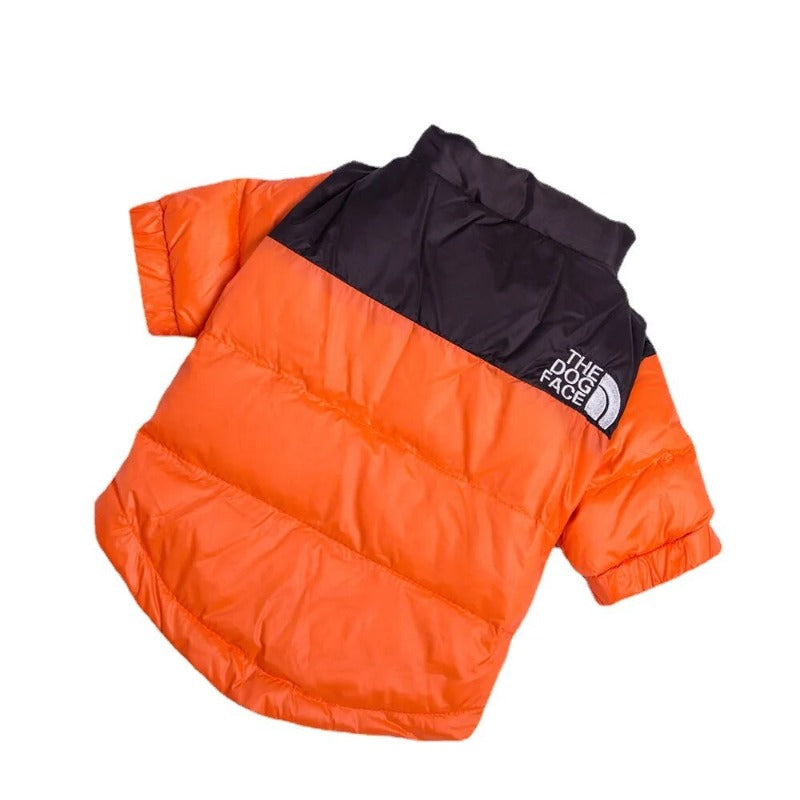 Winter Pet Dog Down Jacket The Dog Face Pet Warm and Cold-proof Puppy Coat