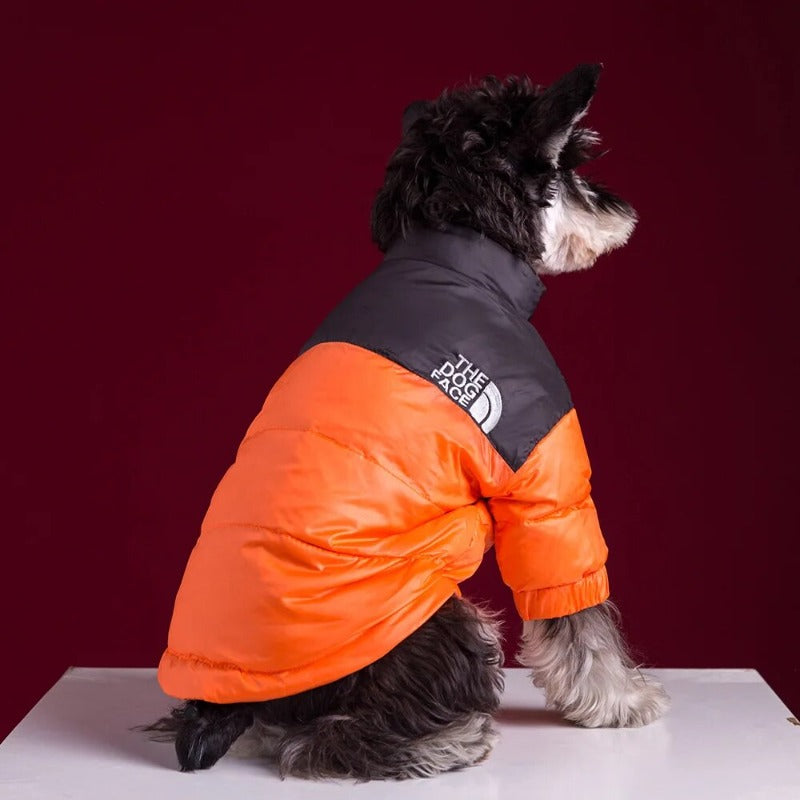 Winter Pet Dog Down Jacket The Dog Face Pet Warm and Cold-proof Puppy Coat