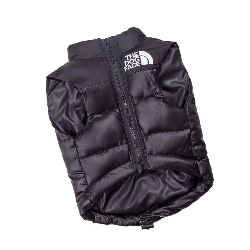 Winter Pet Dog Down Jacket The Dog Face Pet Warm and Cold-proof Puppy Coat