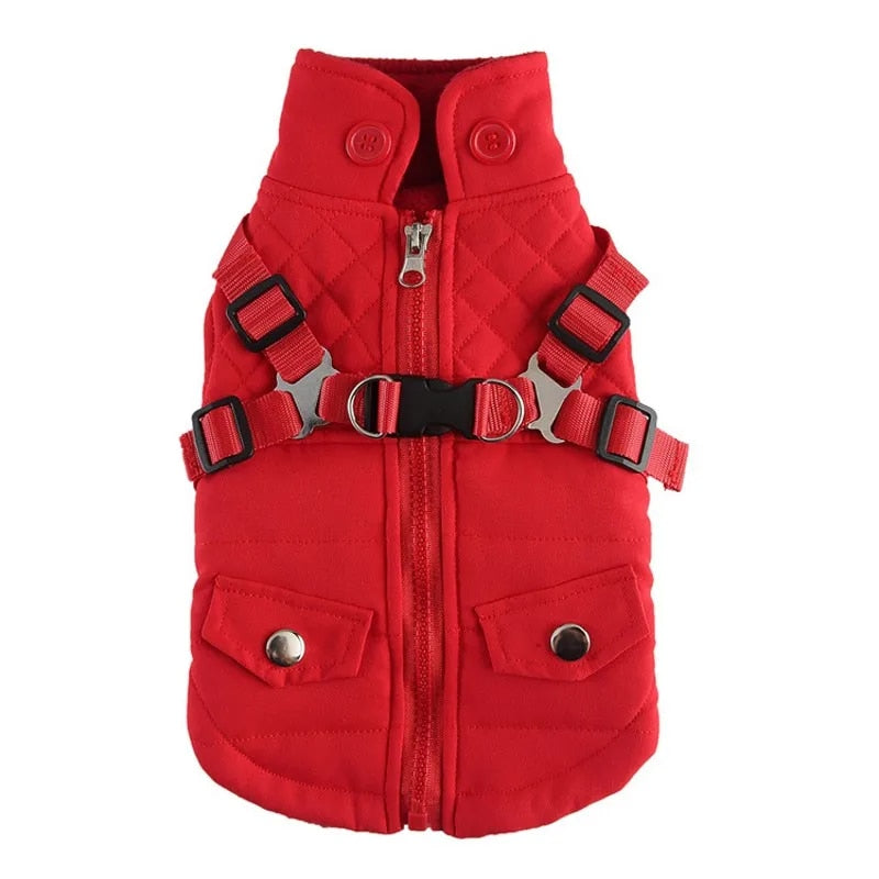 Winter Pet Dog Warm Jacket Outdoor Waterproof Dog Coat
