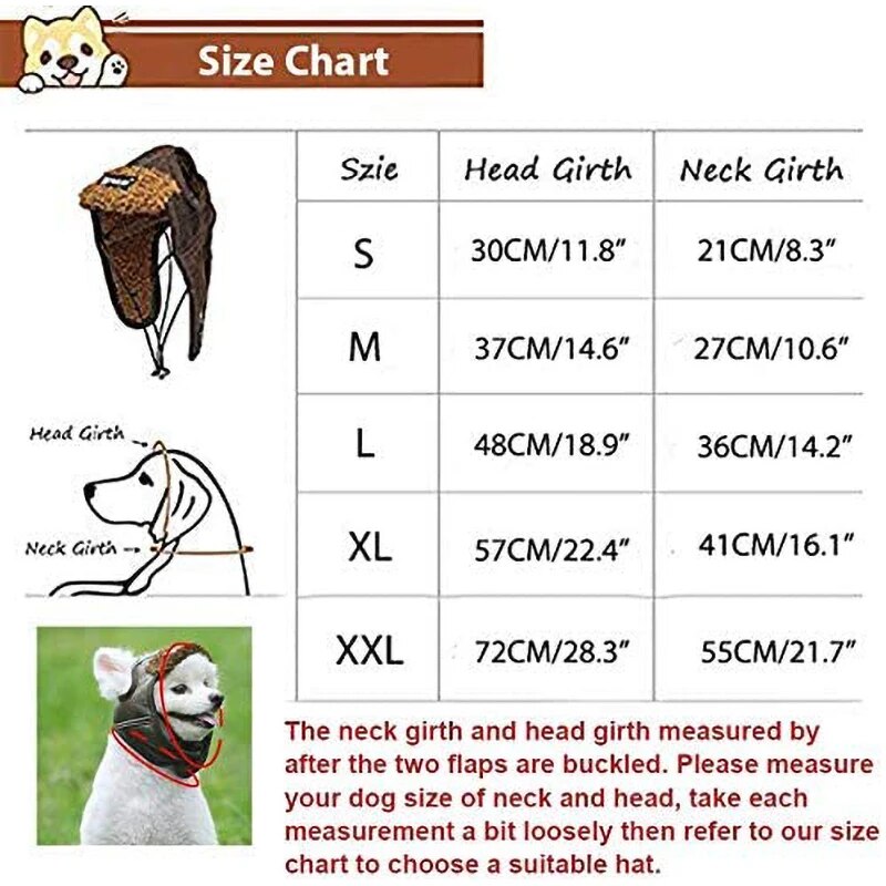 Winter Warm Pet Dogs Hat Dog Poilt Cap Helmet