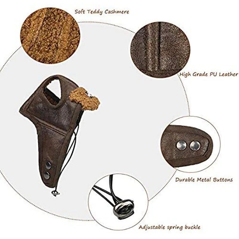 Winter Warm Pet Dogs Hat Dog Poilt Cap Helmet