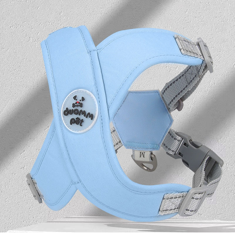 X Shaped Dog Hanress Leash Set Reflective Dog Leash Harness Set