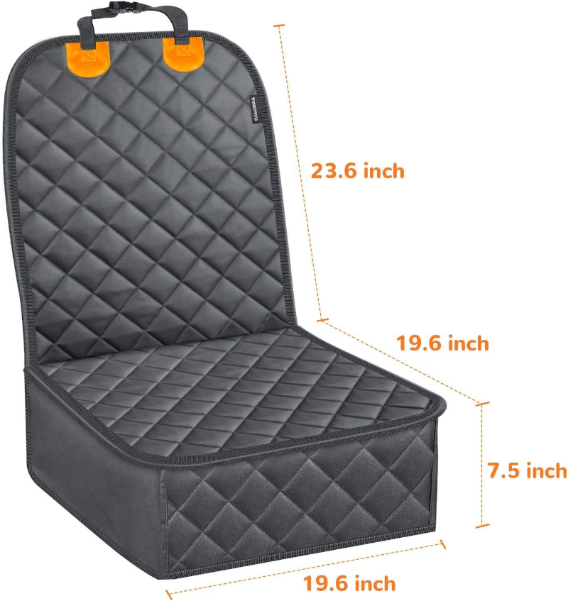 Car Dog Seat Cover Oxford Waterproof Cars Soft Front Seat Cushion