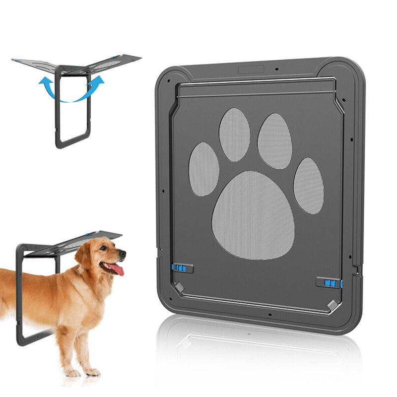Dog Paw Print Door Cat and Dog Anti Bite Door Suitable for Small and Medium-Sized Dogs and Cats