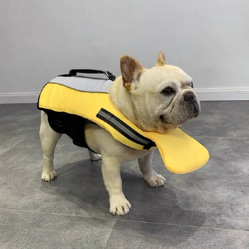 Dog Inflatable Life Jacket Foldable and Convenient Safety Swimming Reflective Suit