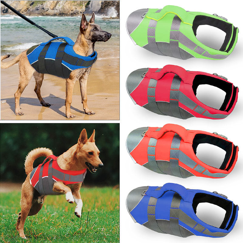 Pet Dog Life Jacket Vest Portable Breathable Swimwear Pet Dog Swimming Suit