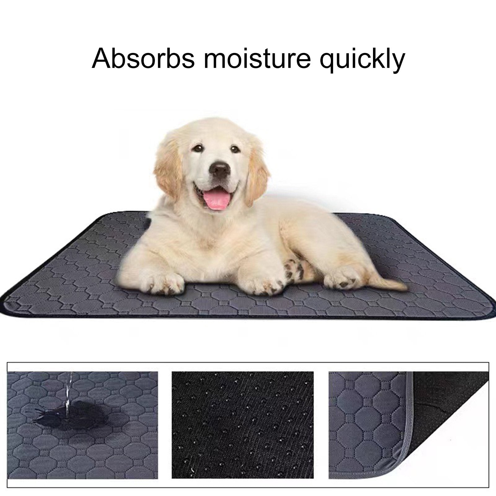 Dog Pee Pad Blanket Reusable Absorbent Diaper Washable