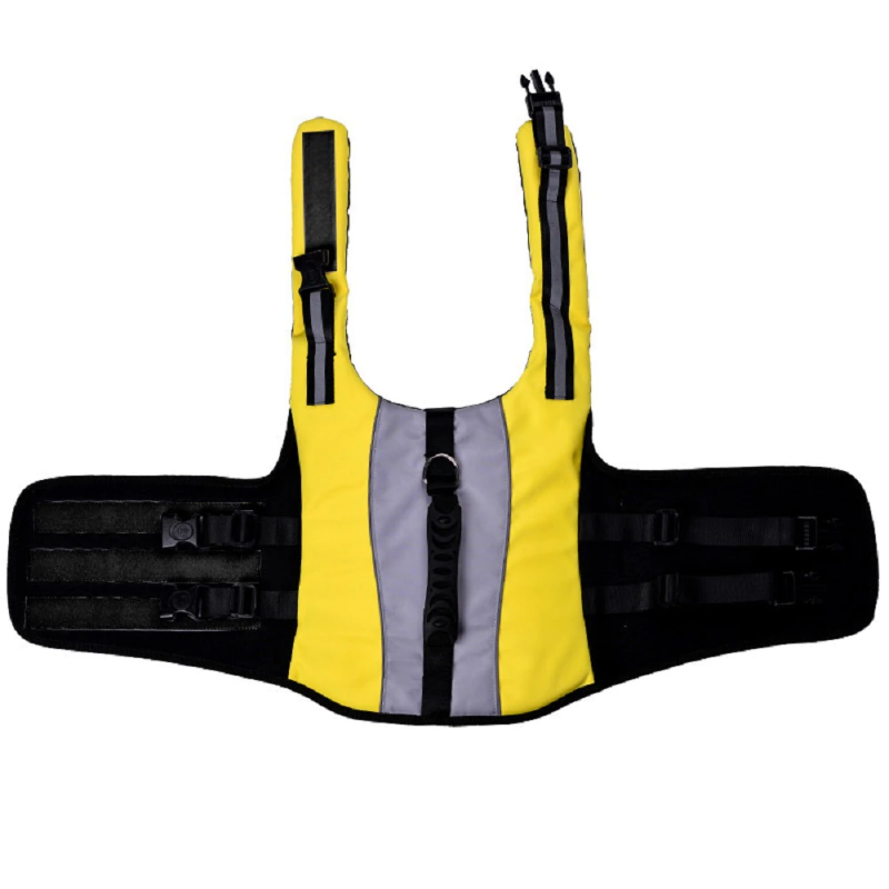 Dog Inflatable Life Jacket Foldable and Convenient Safety Swimming Reflective Suit