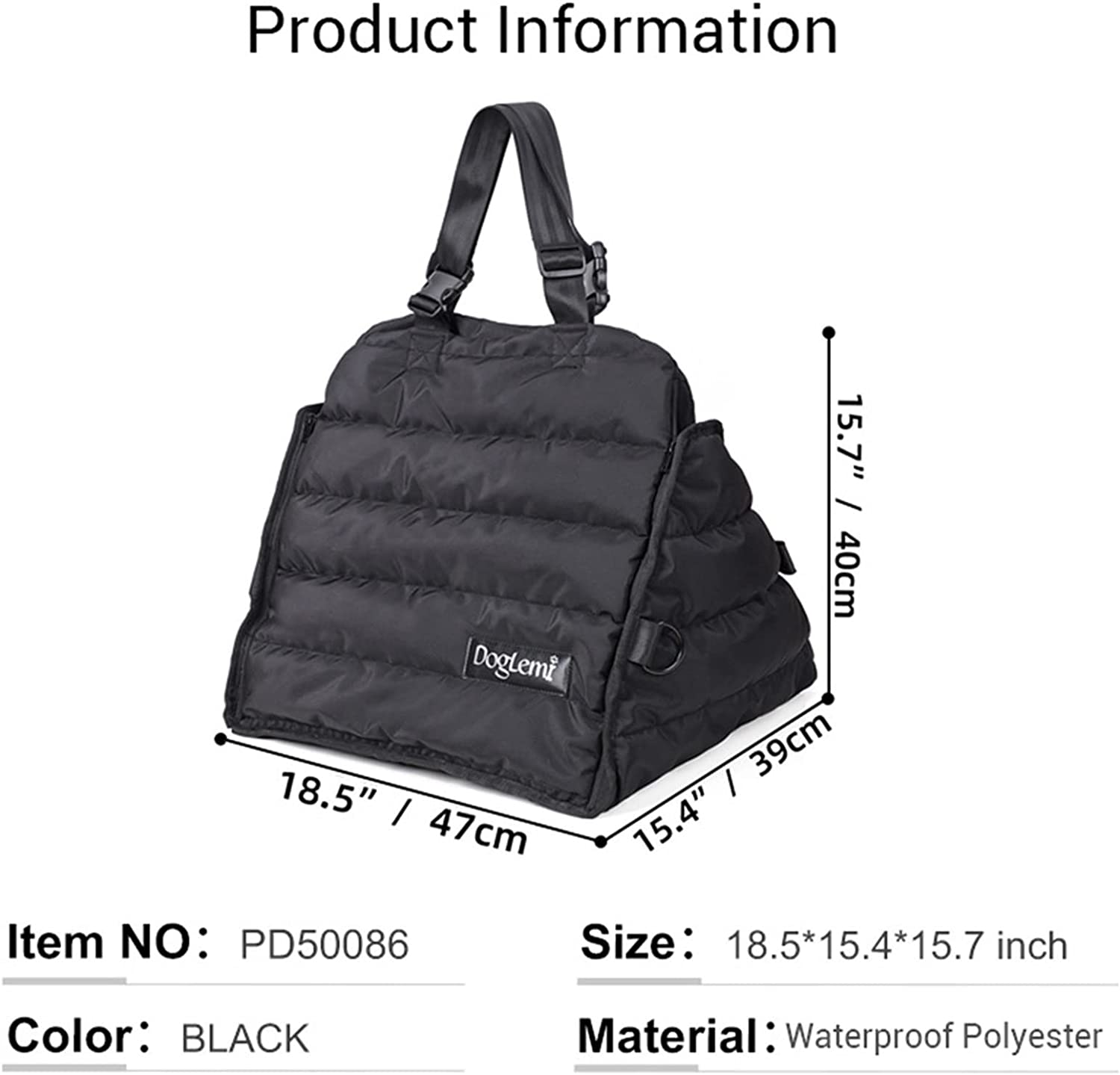 Pet Travel Mat Dog Car Seat Bed Carrier