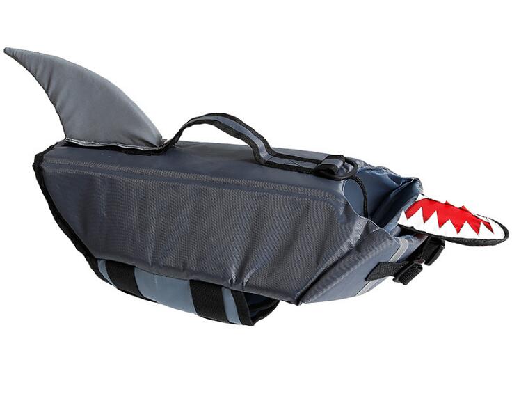 Outdoors Pet Dog Life Vest Reflective Large Dog Swimming Jacket Costume Cartoon Animal Safe Foam Float Clothes Swimwear For Bulldog Golden Retriever To Prevent Drowning Pet Clothes