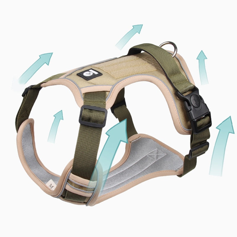 Adjustable Reflective Dog Harness Vest