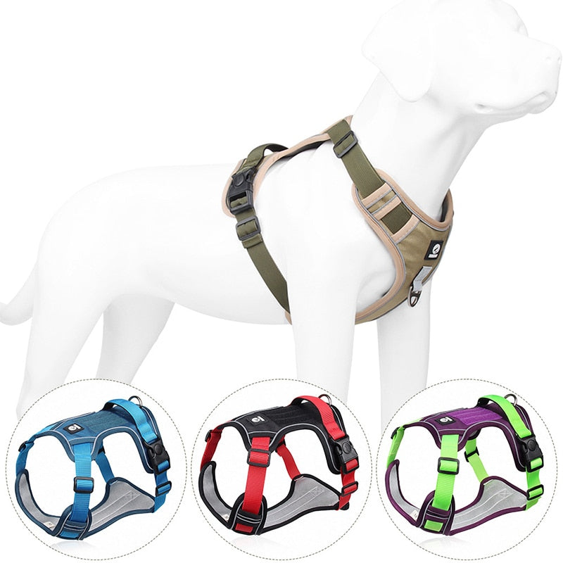 Adjustable Reflective Dog Harness Vest