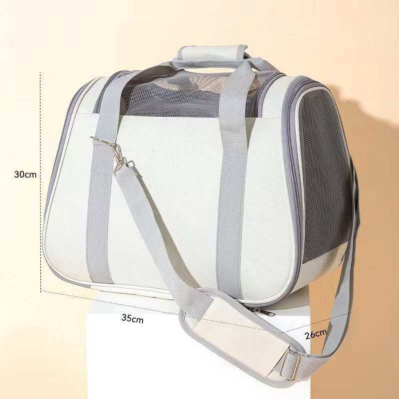 Dog Outgoing Crossbody Bag Portable And Folding Large Capacity Backpack Dog Outdoor Travel Bag