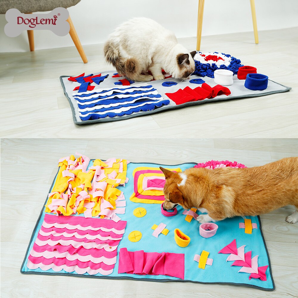 Pet Cat Dog Snuffle Smell Mats For Interactive Training