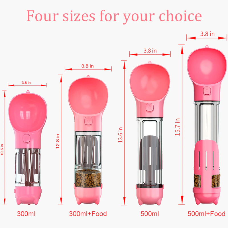 Portable Multifunction Dog Water Bottle