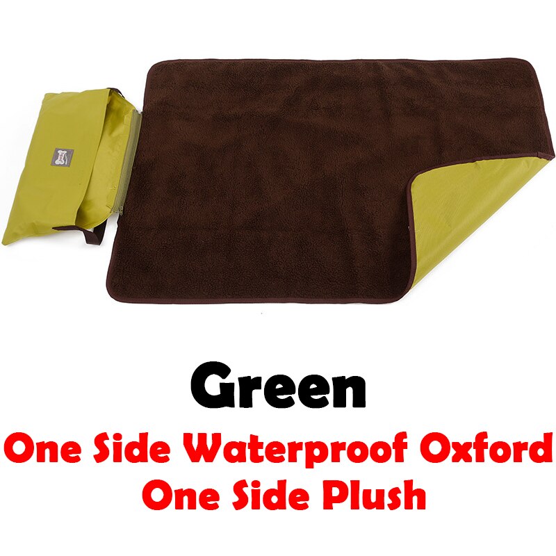 Waterproof Folding Washable Dog Blanket Mat with Strap For Dog Travel Camping