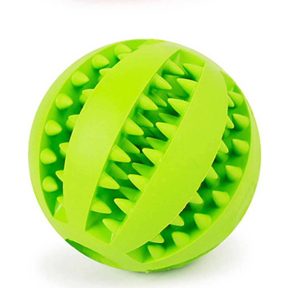 Pet Dog Ball Toy For Tooth Cleaning Snack