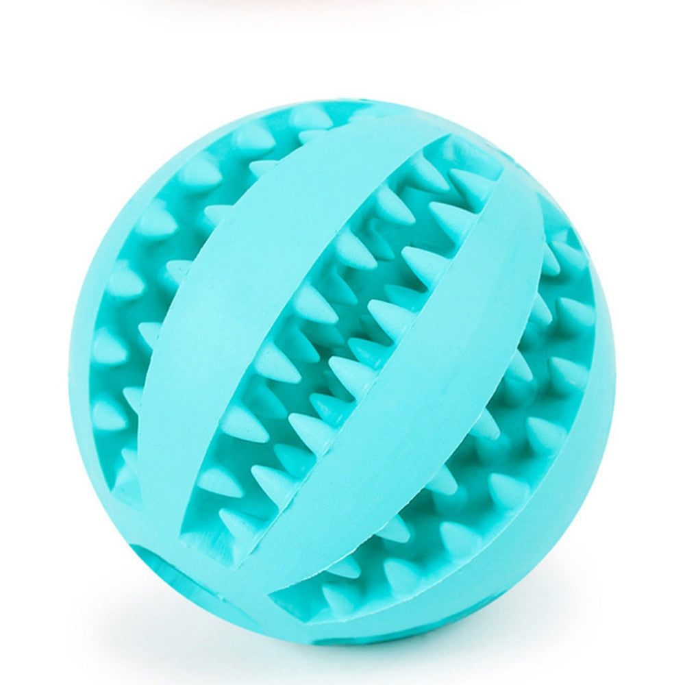 Pet Dog Ball Toy For Tooth Cleaning Snack