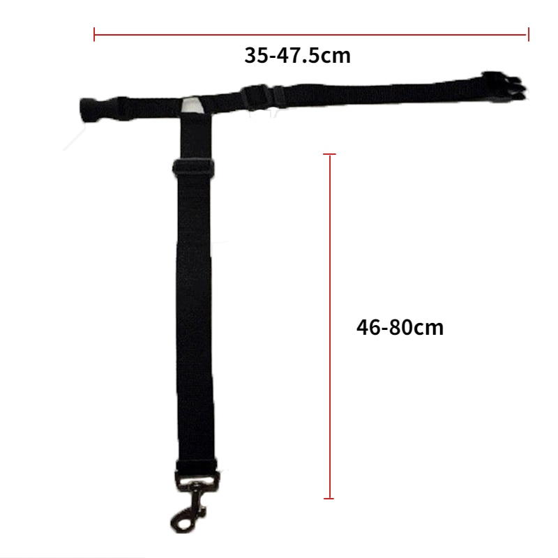 Solid Color Two-in-one Pet Car Seat Belt Adjustable Dogs Harness
