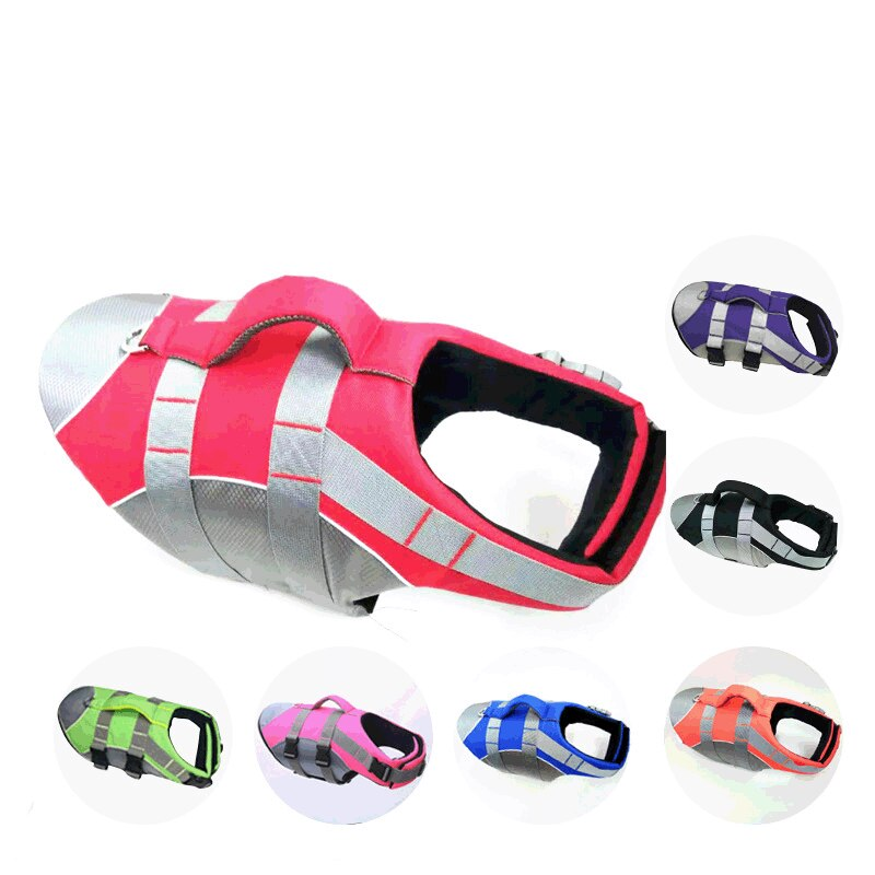 Pet Dog Life Jacket Vest Portable Breathable Swimwear Pet Dog Swimming Suit