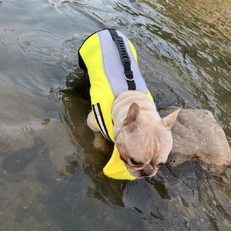 Dog Inflatable Life Jacket Foldable and Convenient Safety Swimming Reflective Suit