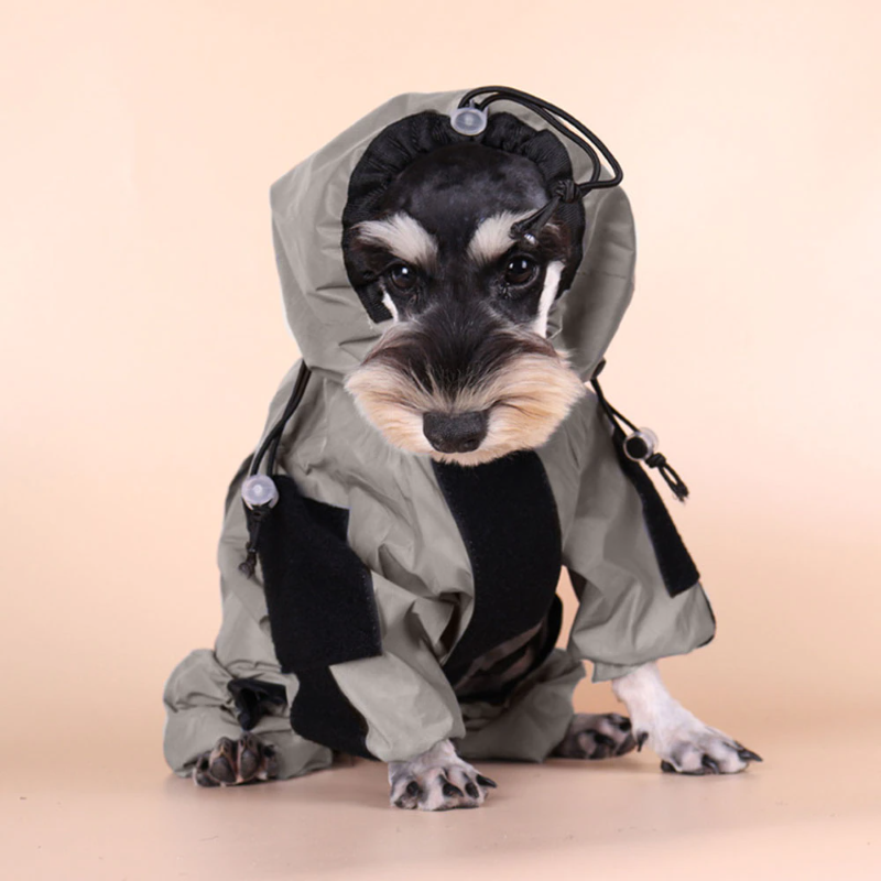 Full Body Reflective Dog Raincoats With Hood