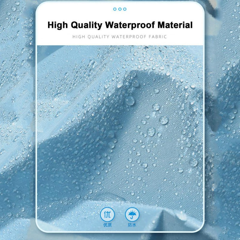 Big Dog Raincoat with Tail Jumpsuit Raincoat for Large Dogs with Reflective Strips Tow Hole Labrador Waterproof Jacket